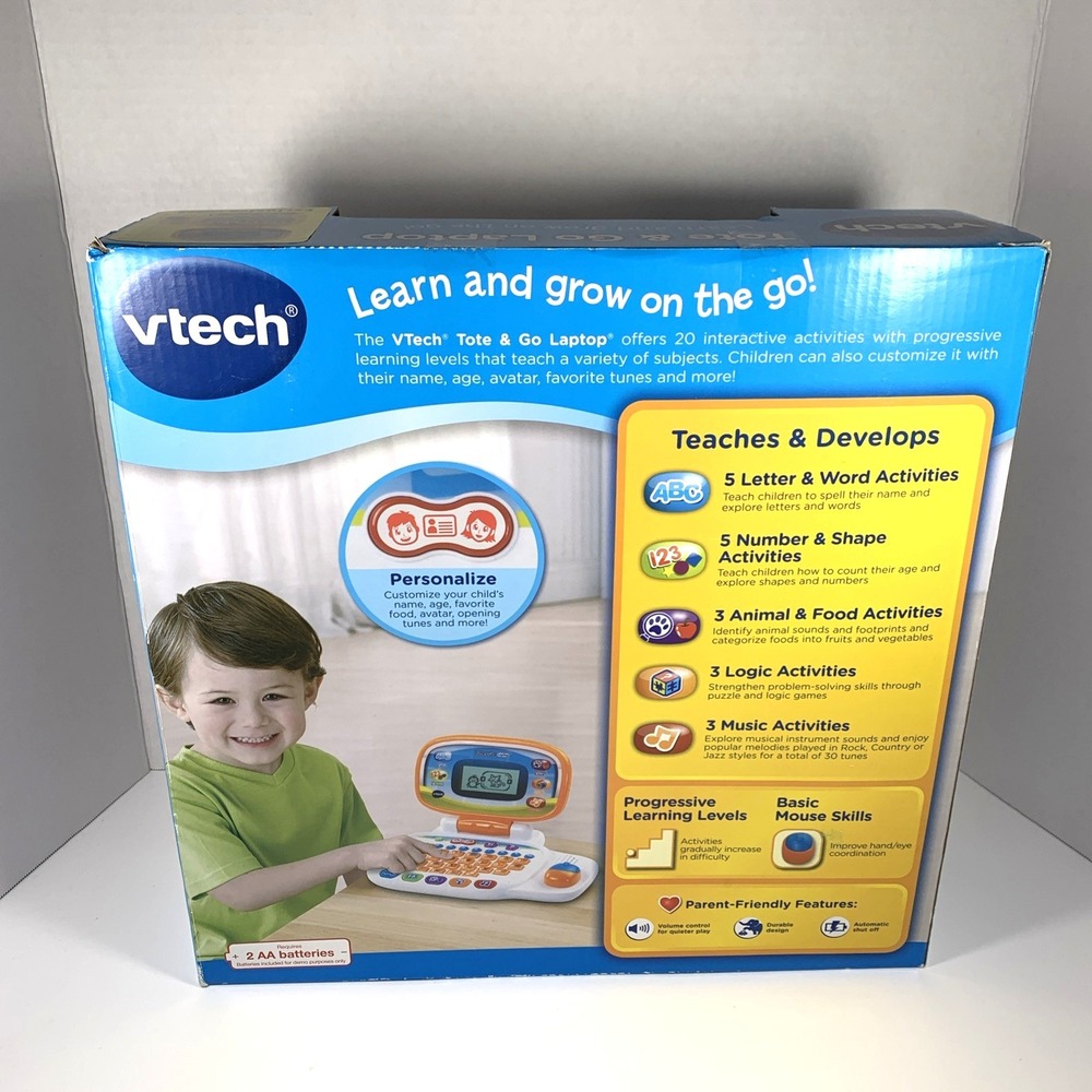 VTECH Tote & Go Laptop Learning Toy Educational Game Exclusive Color NIB - Picture 9 of 14
